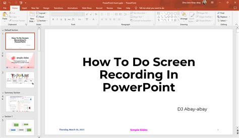 how to change background in powerpoint recording