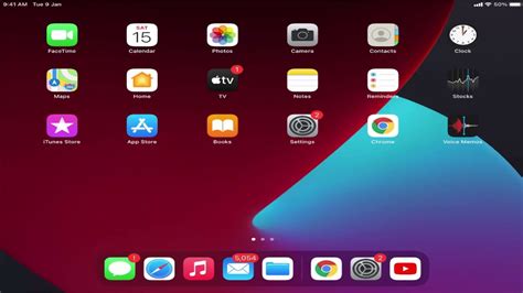 how to change background on apple tablet
