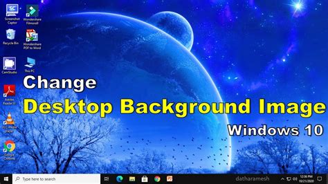 how to change background on desktop