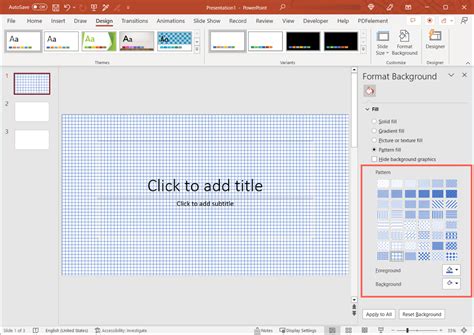 how to change background style in powerpoint