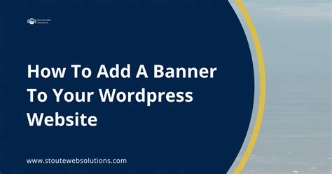 how to change banner image in wordpress