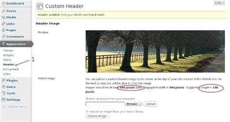 how to change banner image in wordpress for each page