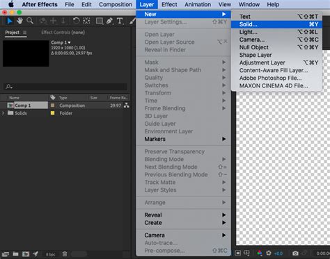 how to change black background in after effects