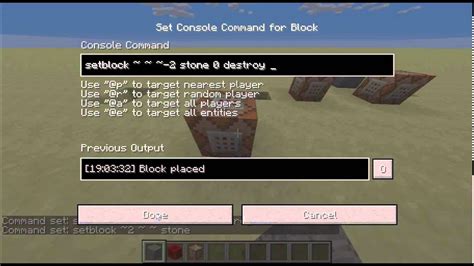 how to change blocks in minecraft using commands