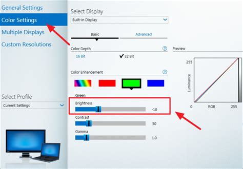 how to change brightness in windows 11 pc