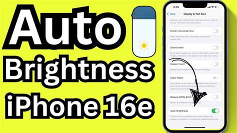 how to change brightness on iphone 16e