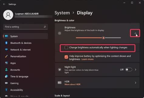 how to change brightness on windows 11 dual monitor