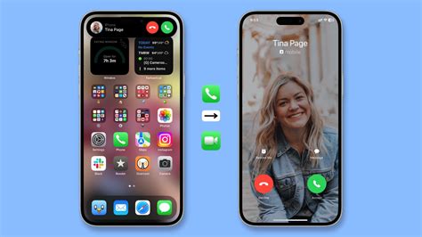 how to change call screen on iphone