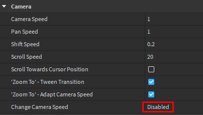 how to change camera sensitivity on roblox studio