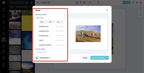 how to change canvas size in capcut pc