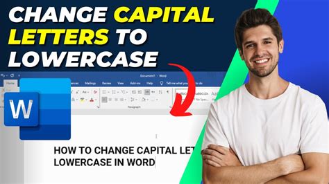 how to change capital letters to lowercase in word mac