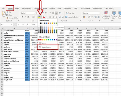 how to change cell color in excel based on text input using