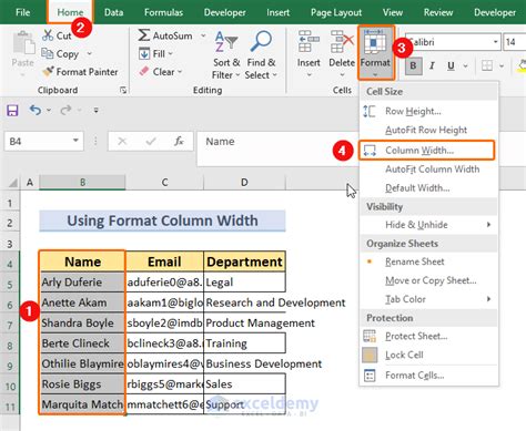 how to change cell size in excel on mac