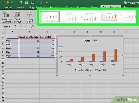 how to change chart style in excel on mac
