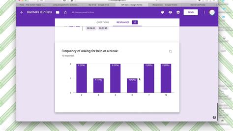 how to change chart type in google forms