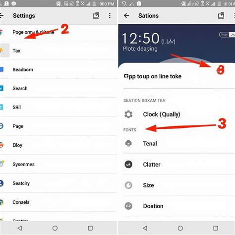 how to change clock color on home screen android