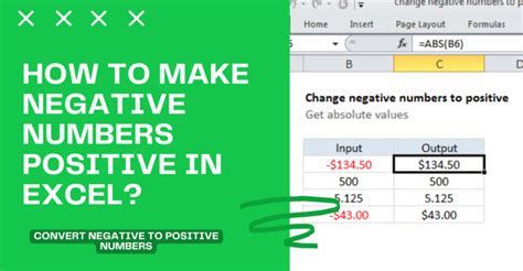 how to change color if number is negative in excel