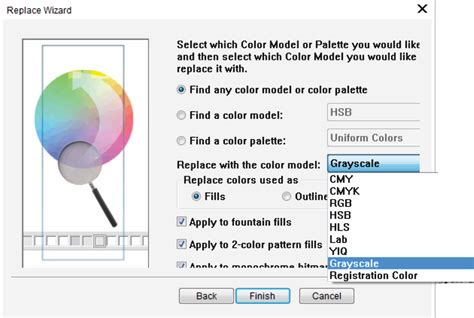 how to change color in coreldraw