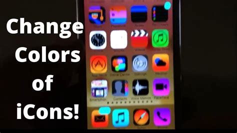 how to change color of image on iphone