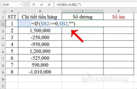 how to change color of negative numbers in excel