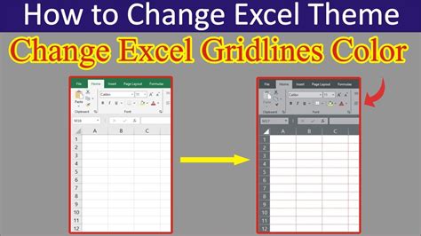 how to change color theme in excel online