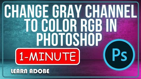 how to change color to rgb in photoshop