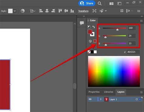 how to change color value in illustrator