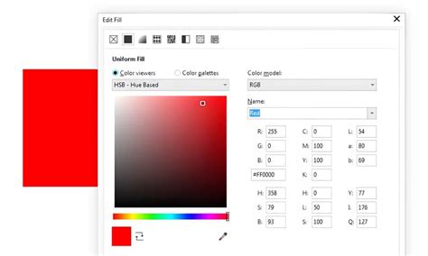 how to change colors in coreldraw