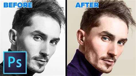 how to change colour image to black and white in photoshop
