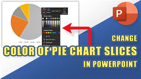 how to change colour of pie chart in powerpoint