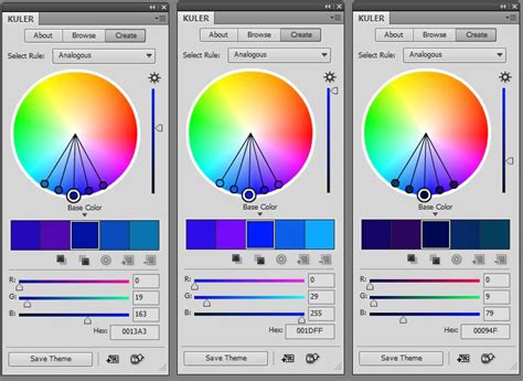 how to change colour scheme in photoshop