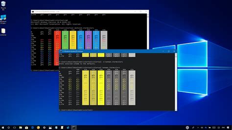 how to change command prompt color with command