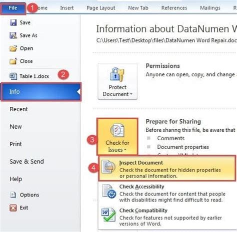 how to change comments name in word doc