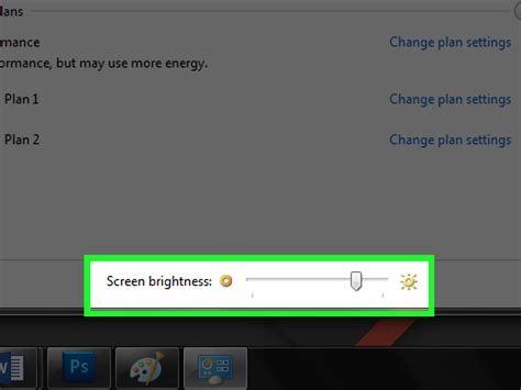 how to change computer screen brightness windows 7