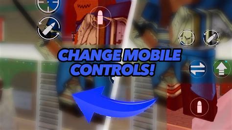 how to change controls in arsenal roblox mobile