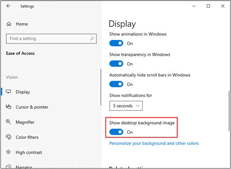 how to change dark background in windows 10