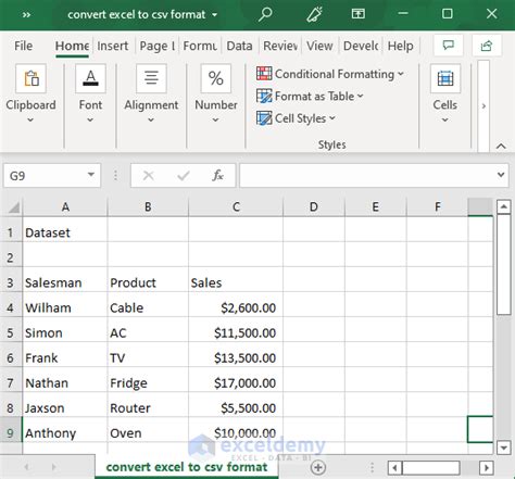 how to change date format in excel csv file