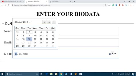 how to change date format in html css