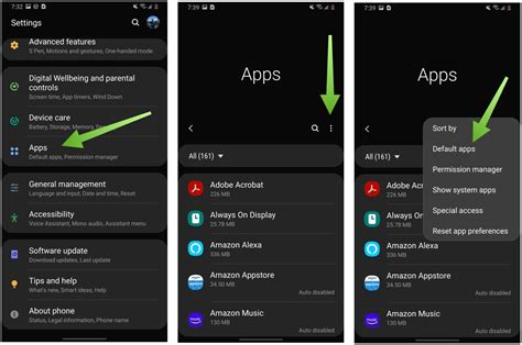 how to change default application on android phone
