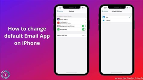 how to change default email on iphone 14