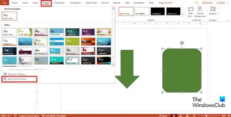 how to change default shape color in powerpoint