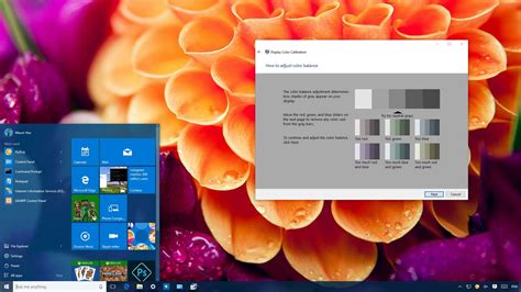 how to change display color settings in windows 10