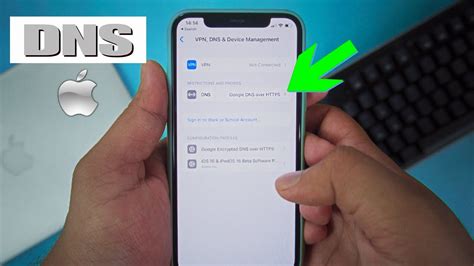 how to change dns for mobile data iphone