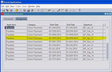 how to change document sequence in oracle apps