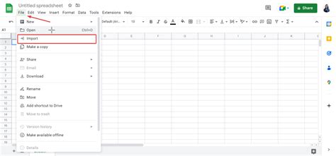 how to change excel spreadsheet to google sheet