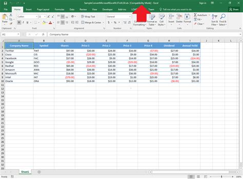 how to change excel xls to xlsx