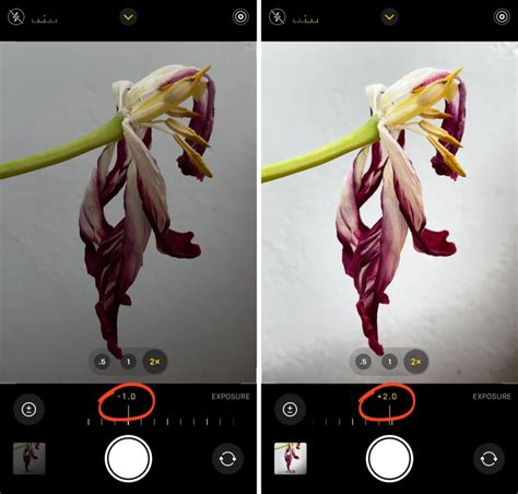 how to change exposure time iphone 14