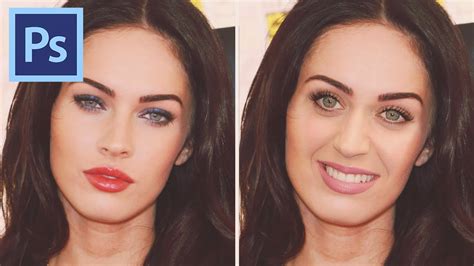 how to change face in photoshop