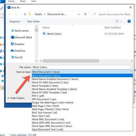how to change file format