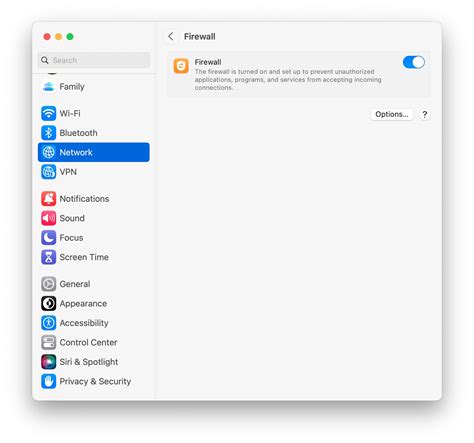 how to change firewall settings on a mac